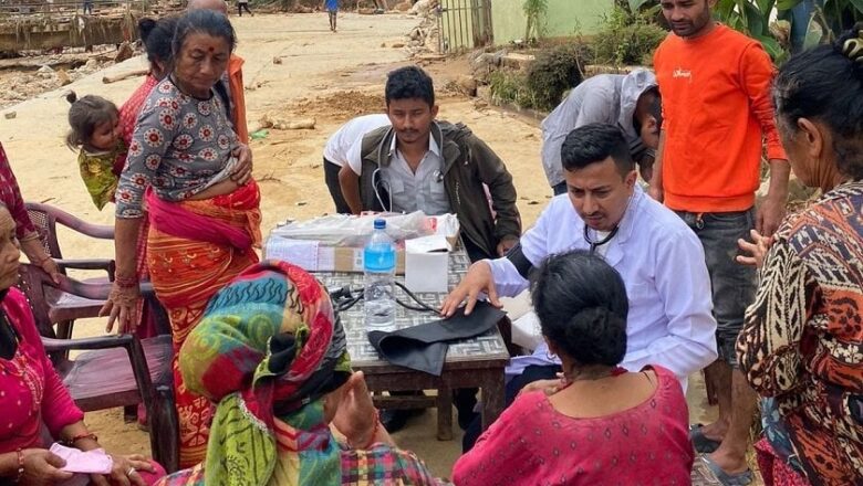 अनेरास्ववियुद्वारा बाढी पीडित क्षेत्रमा स्वास्थ्य शिविर सञ्चालन