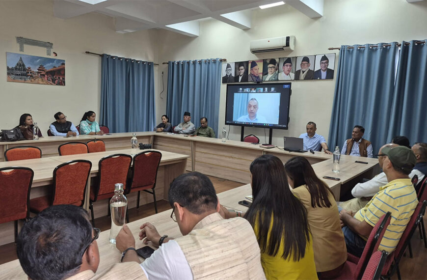 कोशी र मधेशका जनप्रतिनिधिलाई गगनले भने– आगो जसले लगाए पनि निभाउने काम हाम्रो
