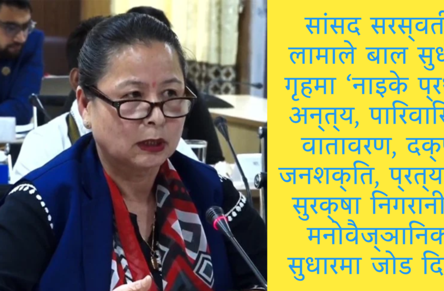 बाल सुधार गृहमा ‘नाइके प्रथा’ अन्त्य गर्न सांसद लामाको माग