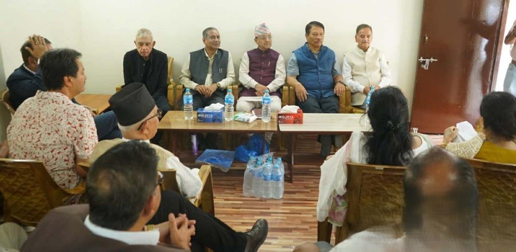 कांग्रेस इतर समूहको राष्ट्रिय भेला सुकेधारास्थित मिराकल पार्टी प्यालेसमा